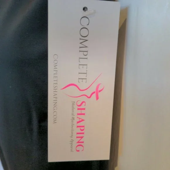 Mastectomy Swim Tankini Top with Integrated Prosthetics, Medium w C Cup, NWT, Bl